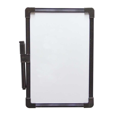 United Visual Products Sliding Door Indoor Enclosed Corkboard, 6 UV9026ACSH-WHITE-AMETHY